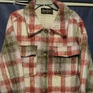 Plaid, Fleece Shacket
